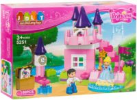 BLOCKS DE CASTILLO PARA NIÑA 80PCS