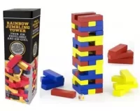 JENGA MESA TORRE COLORES EN LATA