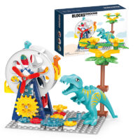Mesa de blocks de Dinosaurios con 52pcs