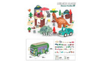 Bus de blocks con Dinos y Accesorios