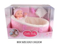 MUÑECA PEQUEÑA CON CUNA