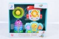 Puzzle set de 4 juegos Interactivos